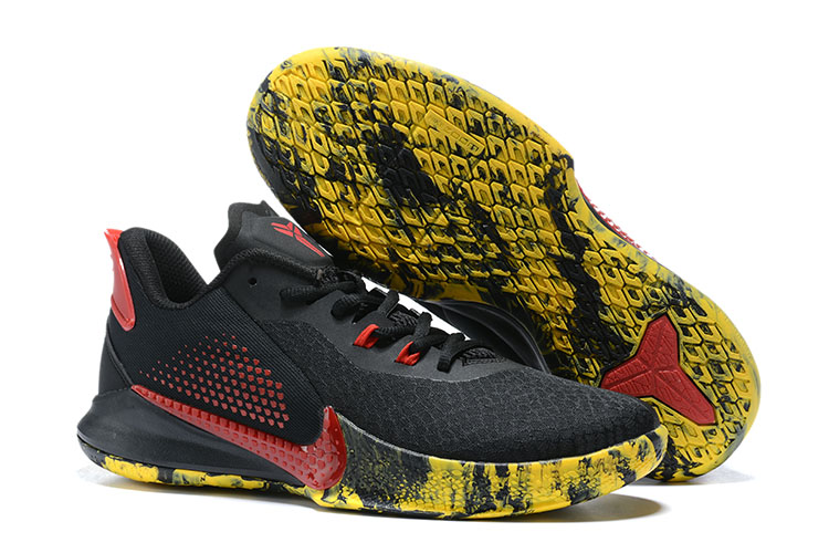 2020 Nike Mamba Focus EP Kobe Black Red Yellow Shoes